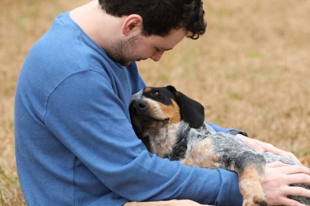 calming a nervous dog